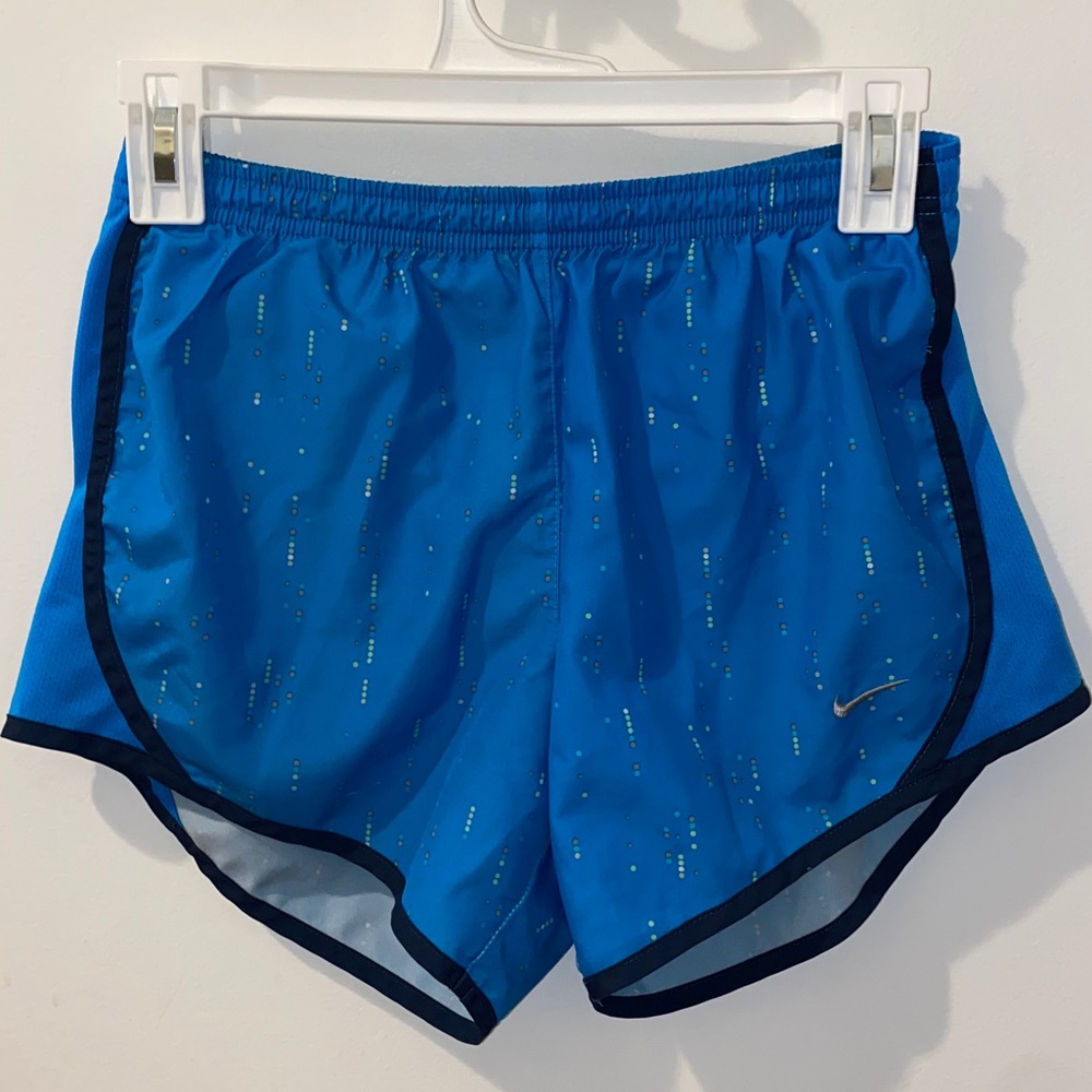 Nike Dri-fit Blue Dotted Shorts